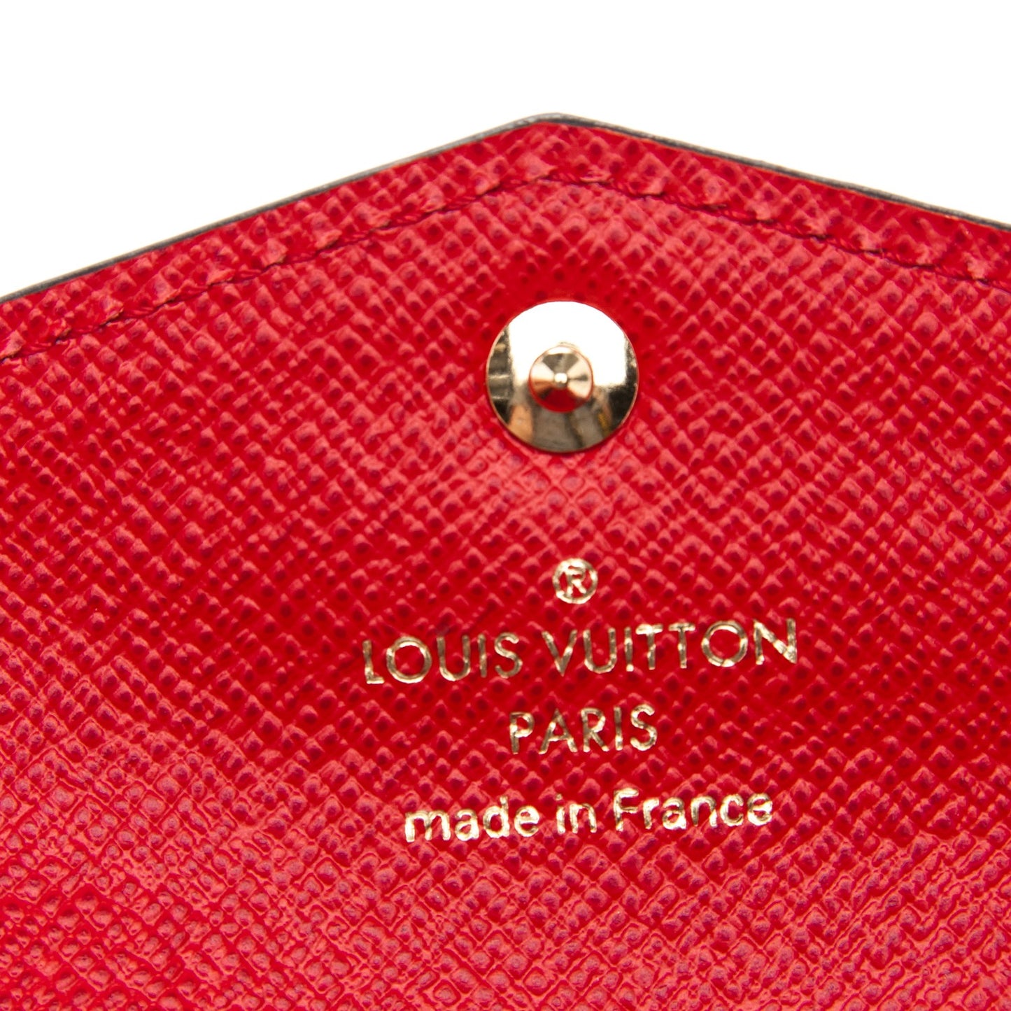 Monogram Sarah Multicartes Coquelicot