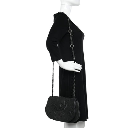 Chanel Iridescent Calfskin Glint Flap Black 2 of 11