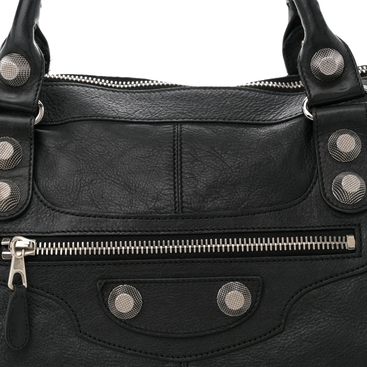 Balenciaga Agneau Giant 21 Silver Hardware Work Black 9 of 13