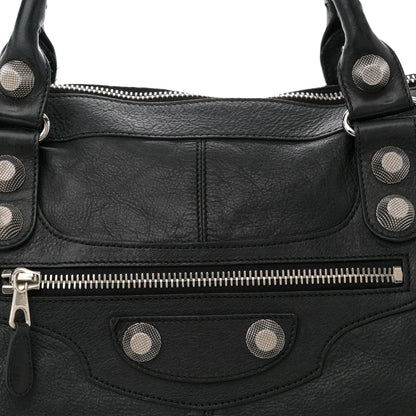 Balenciaga Agneau Giant 21 Silver Hardware Work Black 9 of 13