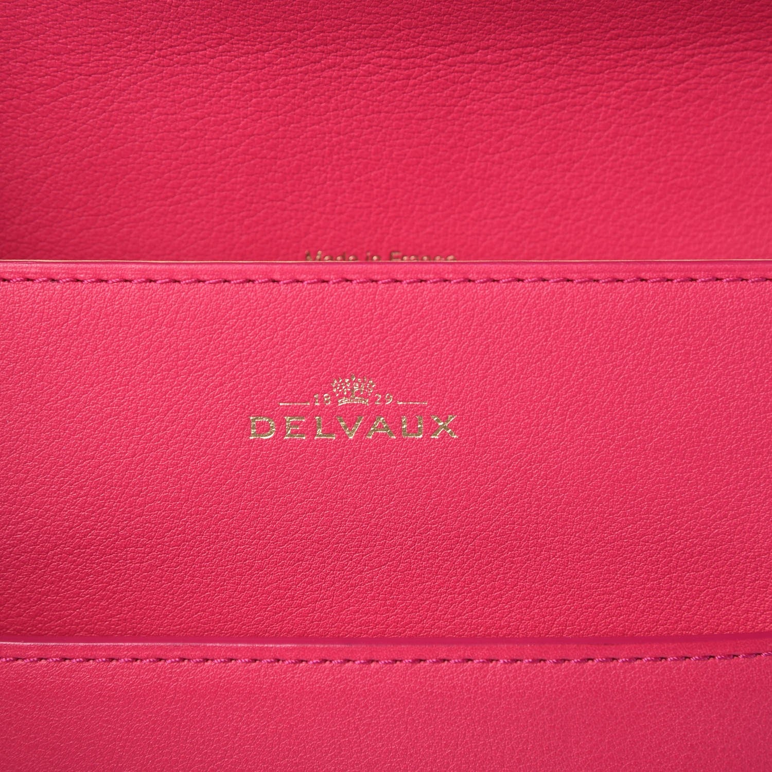 Delvaux Calfskin Galuchat Long Madame Polo Clutch Rose Indien 6 of 8