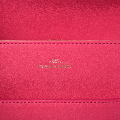 Delvaux Calfskin Galuchat Long Madame Polo Clutch Rose Indien 6 of 8