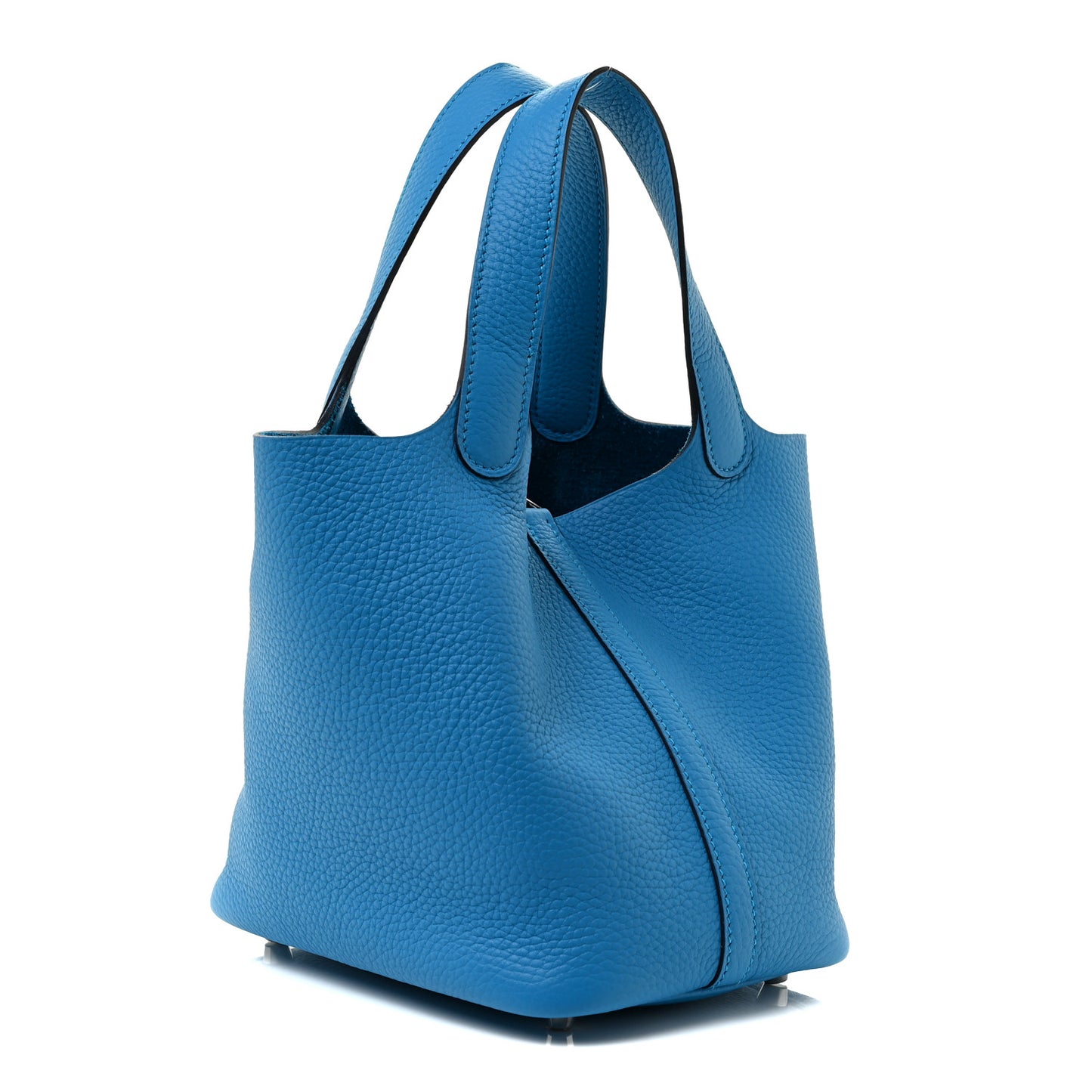 Taurillon Clemence Picotin Lock 18 PM Bleu Frida