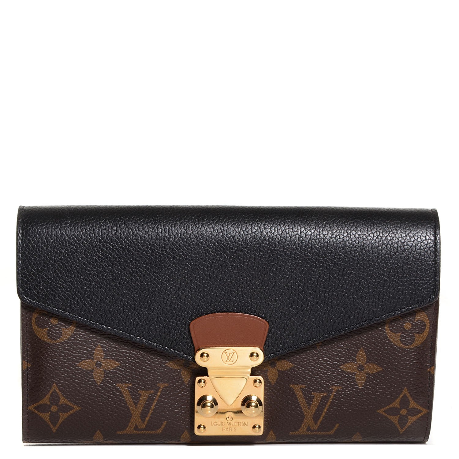 Louis Vuitton Monogram Pallas Wallet Black 1 of 7