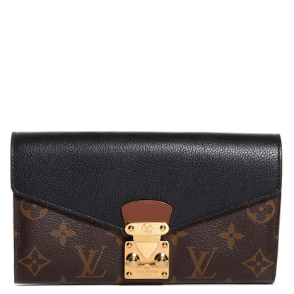 Louis Vuitton Monogram Pallas Wallet Black 1 of 7