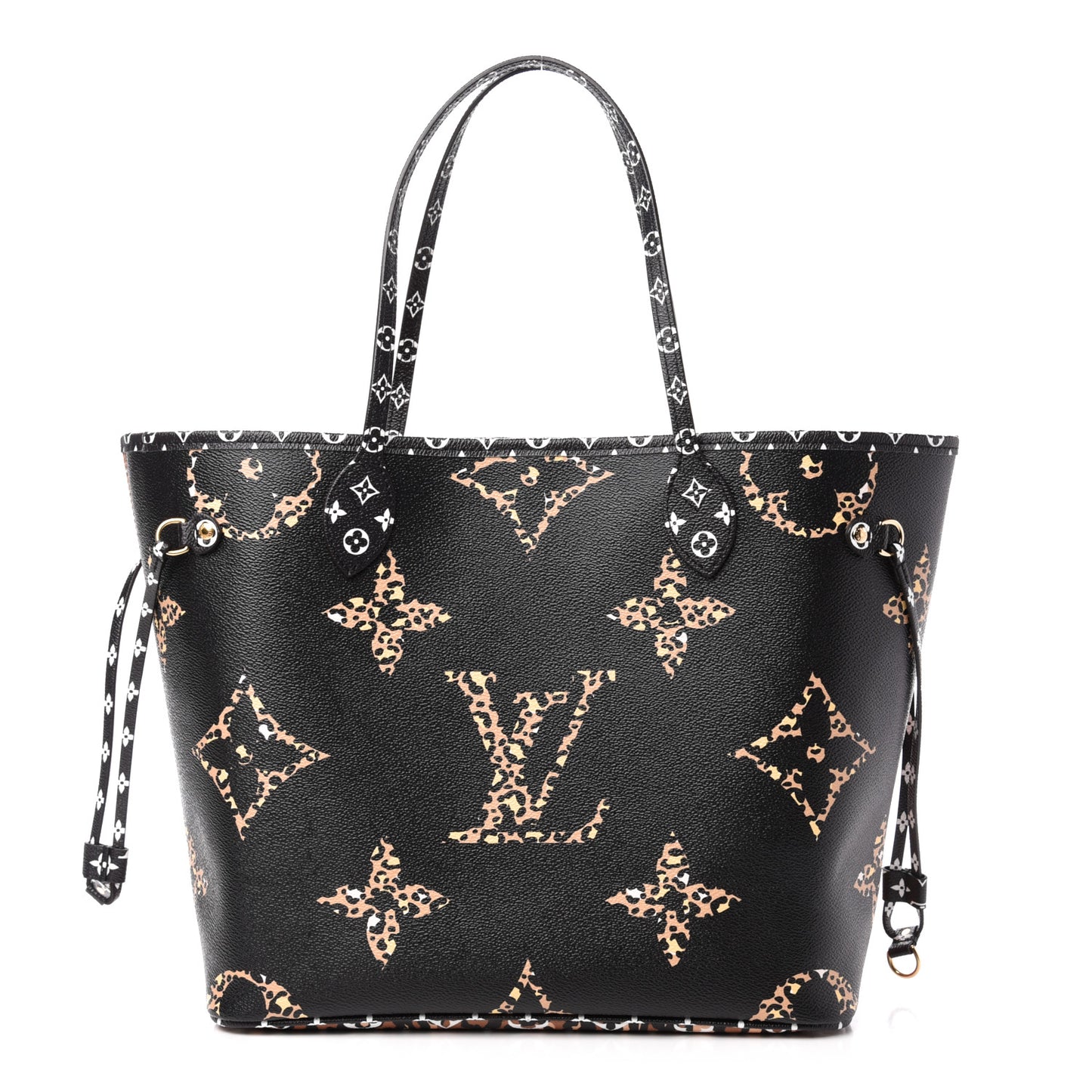 Monogram Giant Jungle Neverfull MM Black