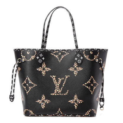 Louis Vuitton Monogram Giant Jungle Neverfull MM Black 1 of 11