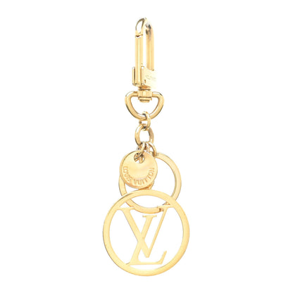 Louis Vuitton LV Circle Bag Charm Key Holder Gold 1 of 6