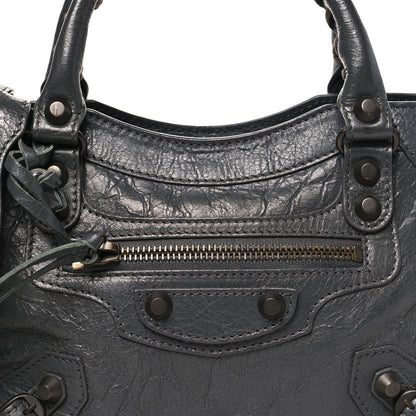 Balenciaga Agneau Classic Hardware Mini City Gris Fossile 8 of 11