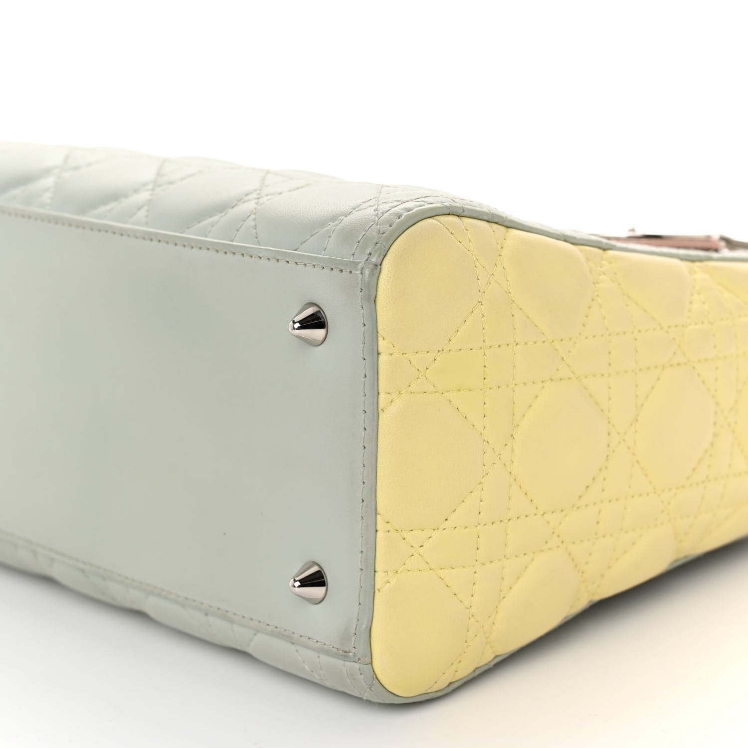 Christian Dior Lambskin Cannage Medium Tri-Color Lady Dior Multicolor 9 of 10