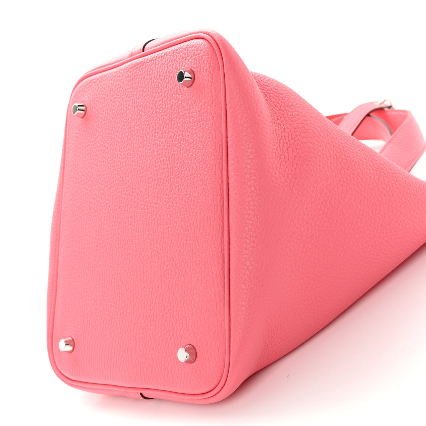 Taurillon Clemence Picotin Lock 22 MM Rose Azalee