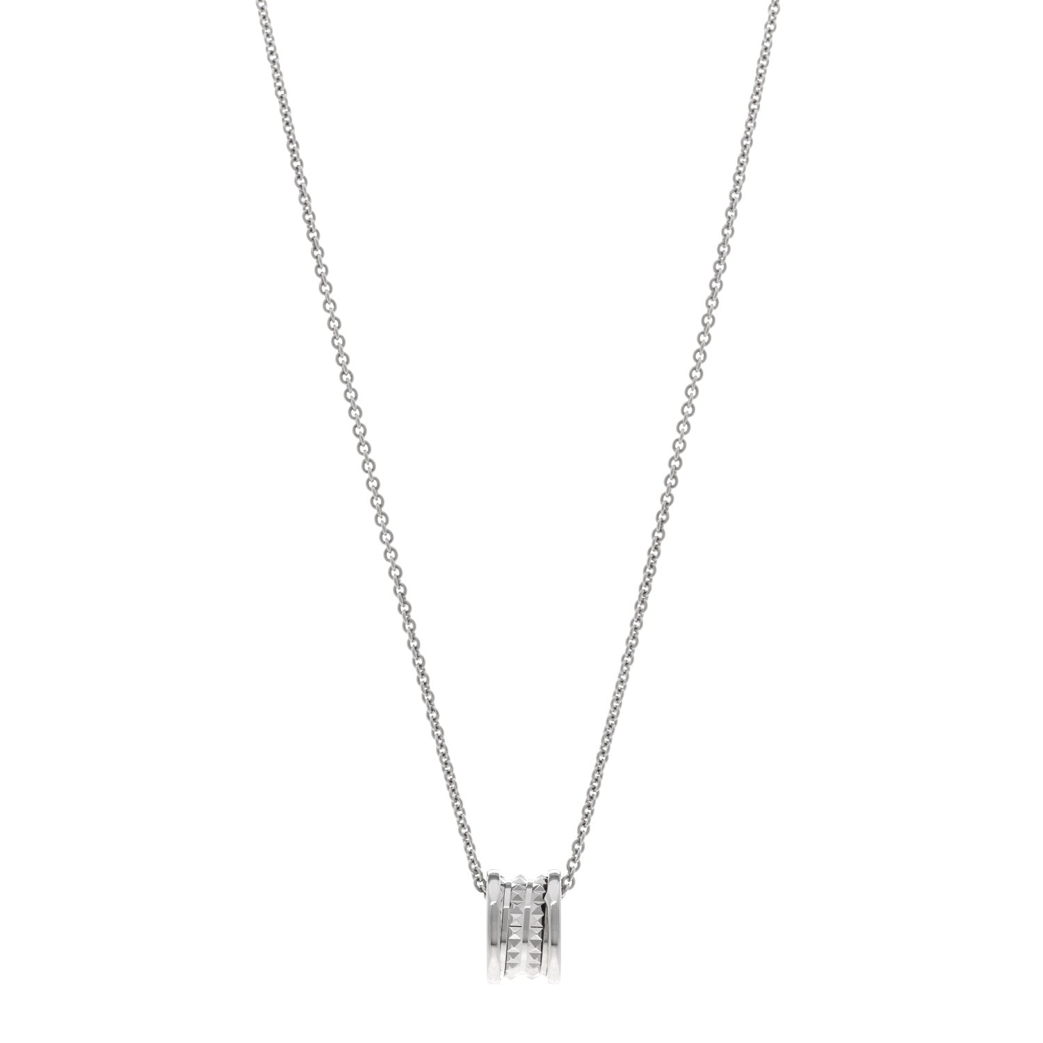 Bulgari Sterling Silver Save The Children Pendant Necklace 1 of 5
