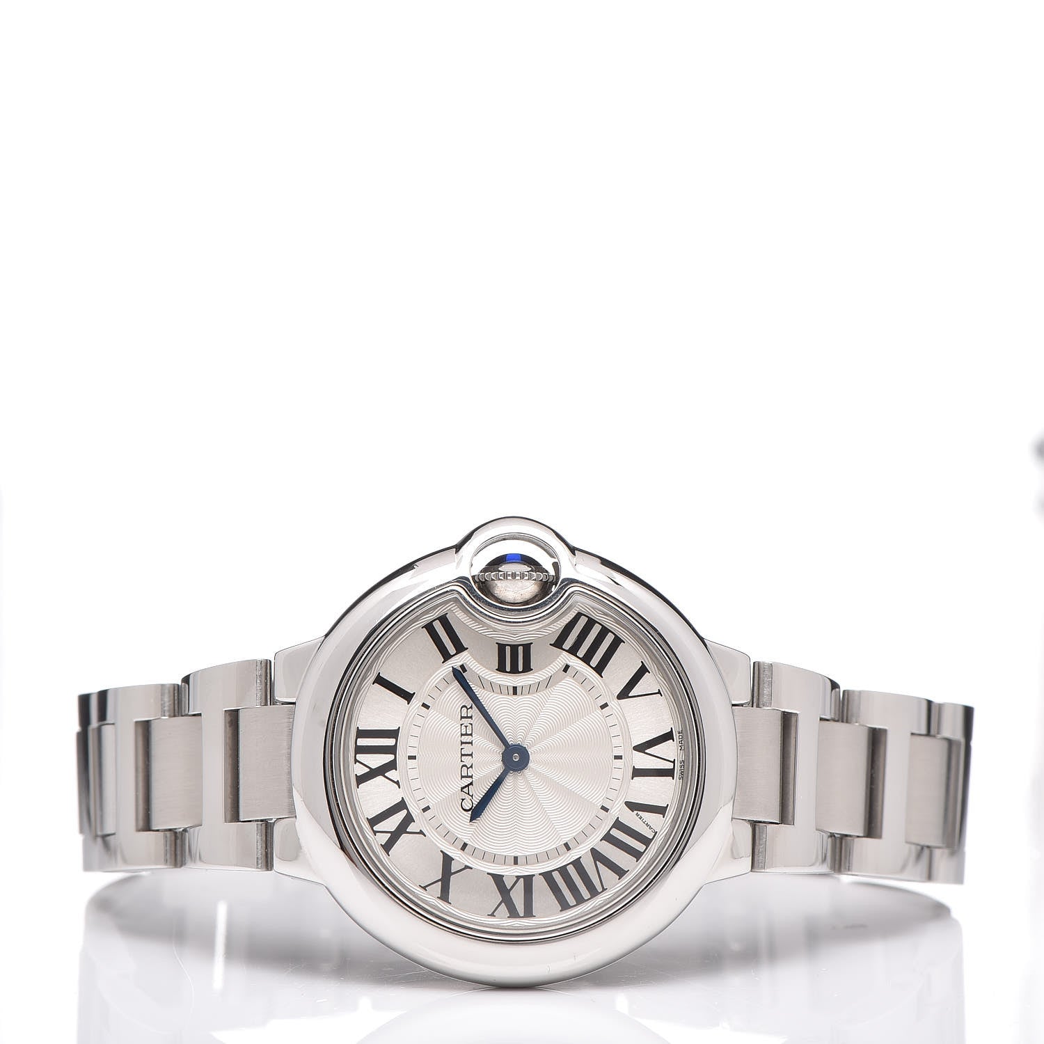 Cartier Stainless Steel 33mm Ballon Bleu De Quartz Watch 3 of 7