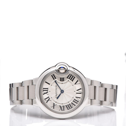Cartier Stainless Steel 33mm Ballon Bleu De Quartz Watch 3 of 7