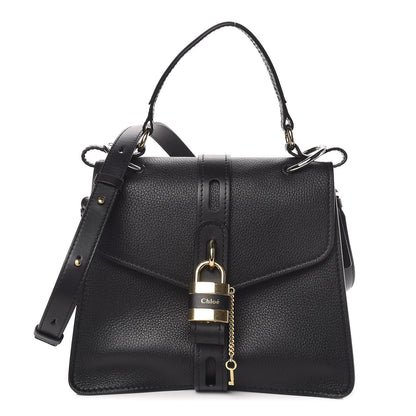 Chloe Grained Calfskin Medium Aby Day Shoulder Bag Black 1 of 11