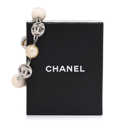 Chanel Pearl CC Bracelet Silver 5 of 5