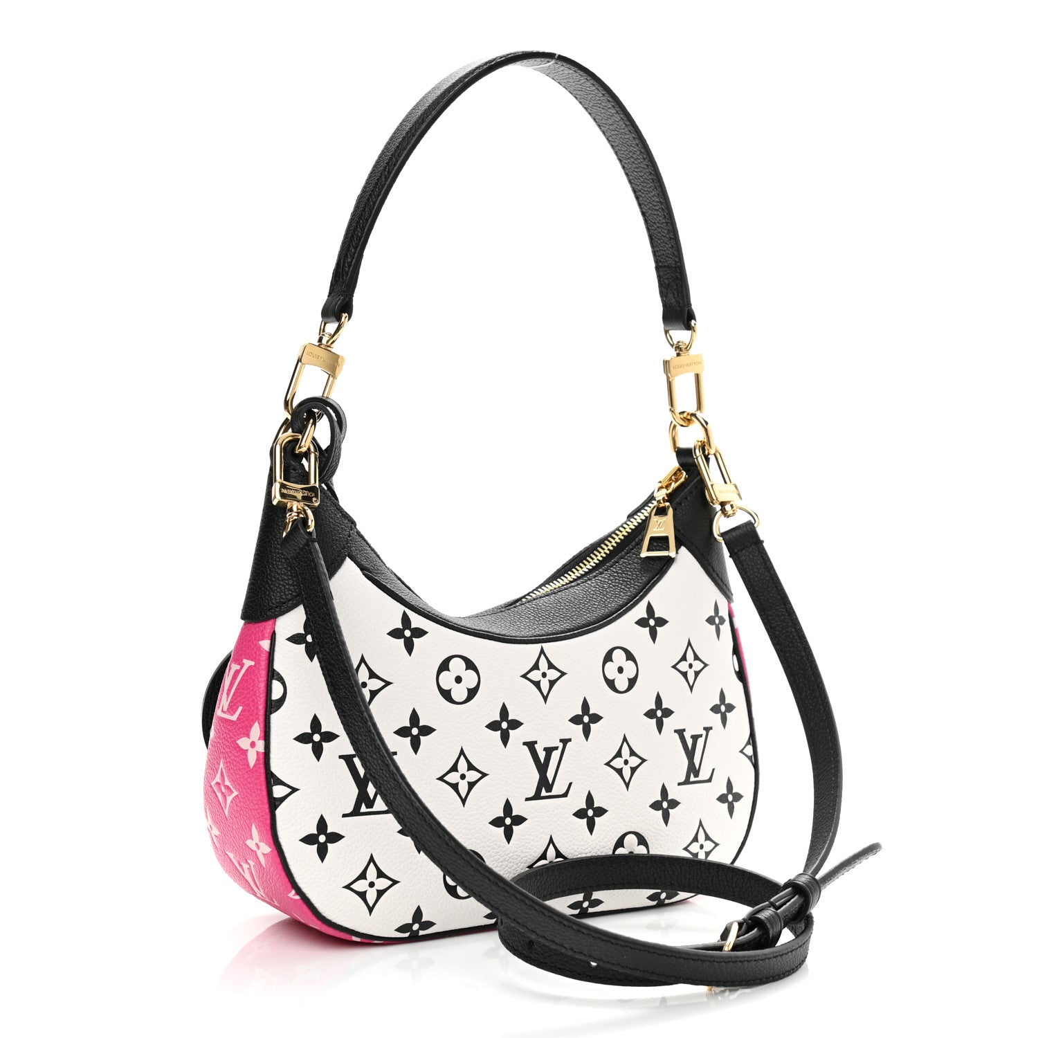 Louis Vuitton Empreinte Monogram Spring in the City Bagatelle NM Black White Pink 3 of 10