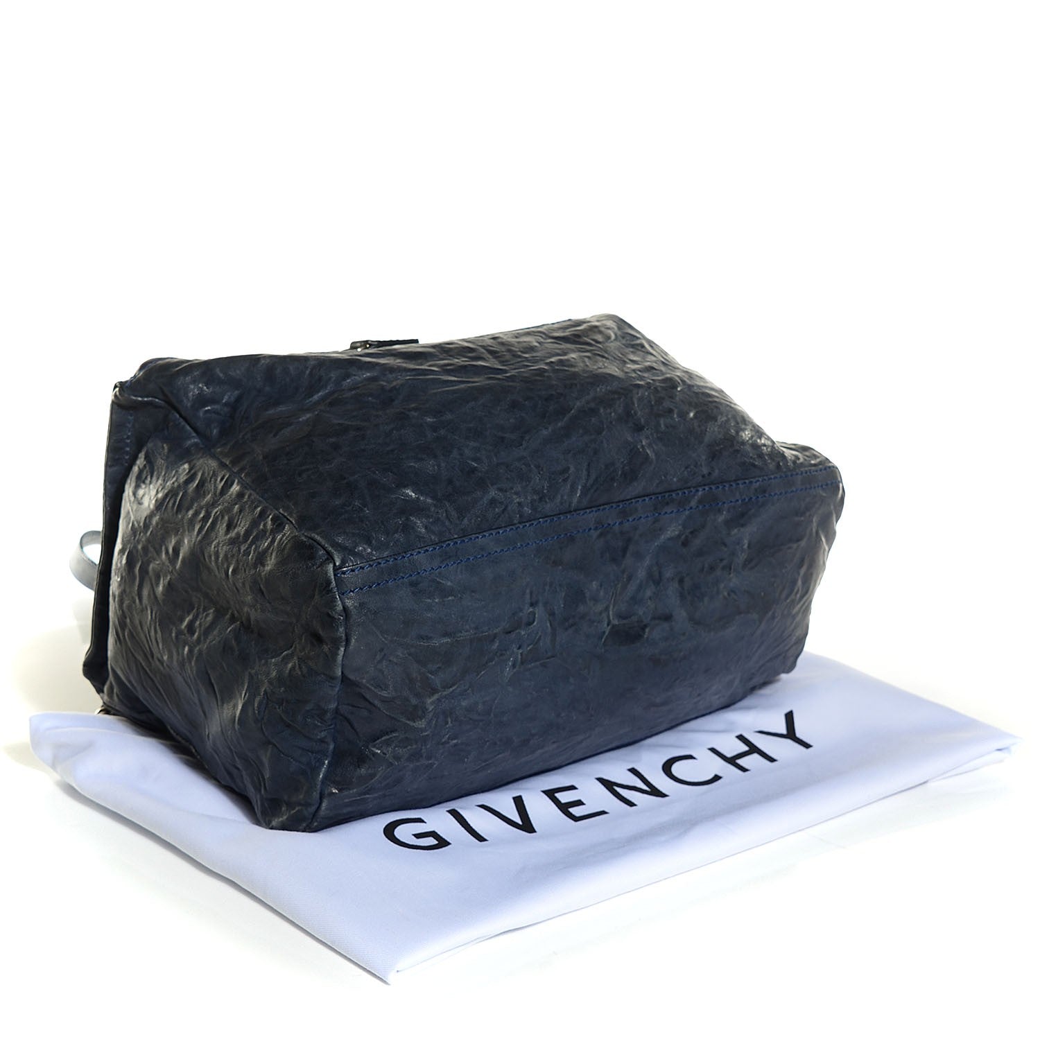 Givenchy Tumbled Sheepskin Medium Pandora Navy 5 of 13