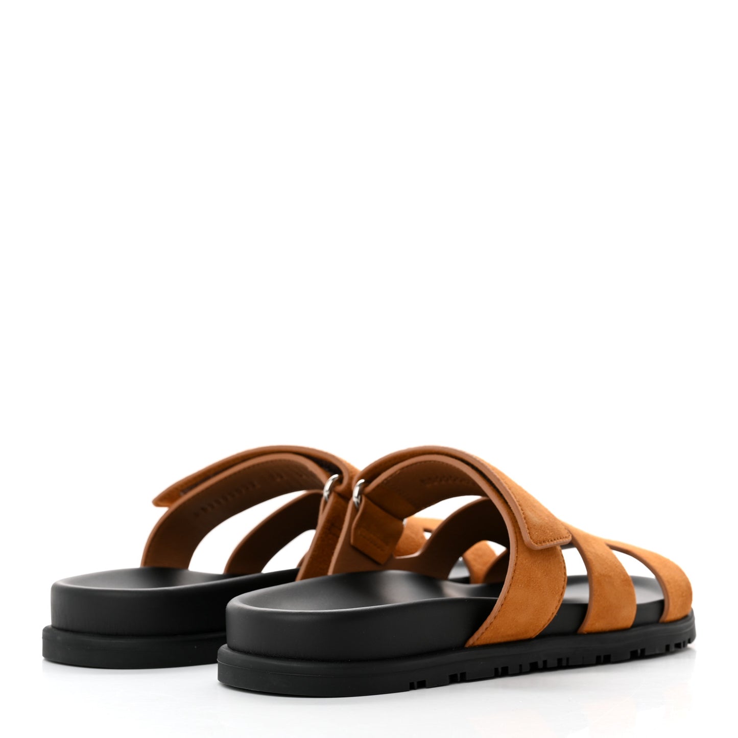 Suede Goatskin Womens Chypre Sandals 37 Naturel