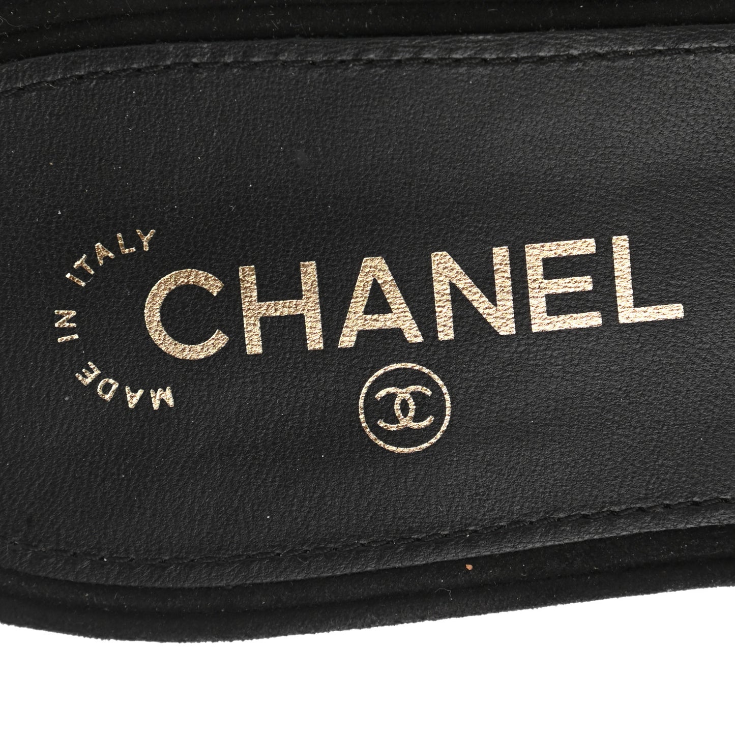 Pearl Embroidery CC Mules 41 Black White