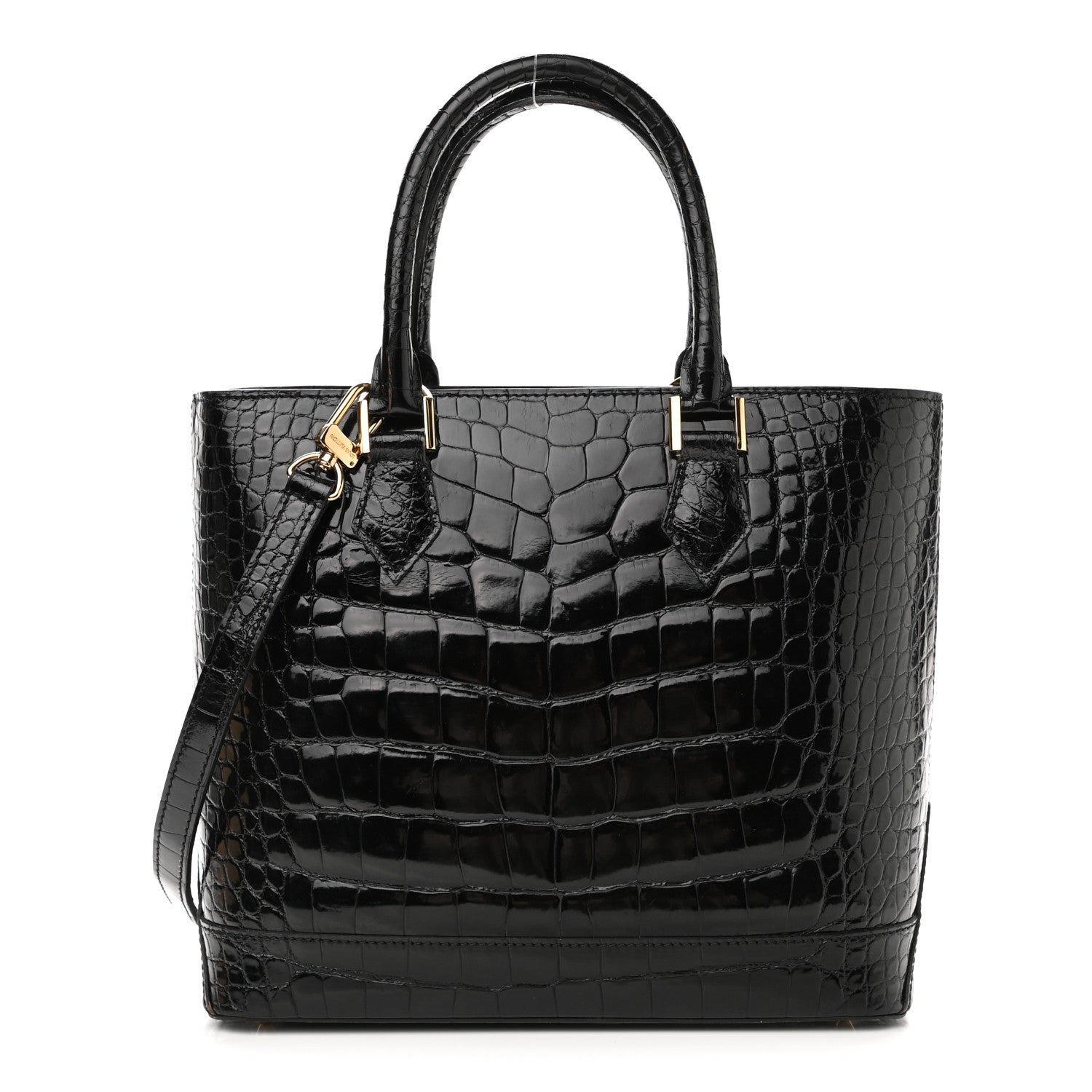 Louis Vuitton Alligator Tote Black 1 of 11