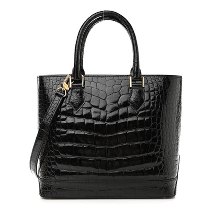 Louis Vuitton Alligator Tote Black 1 of 11