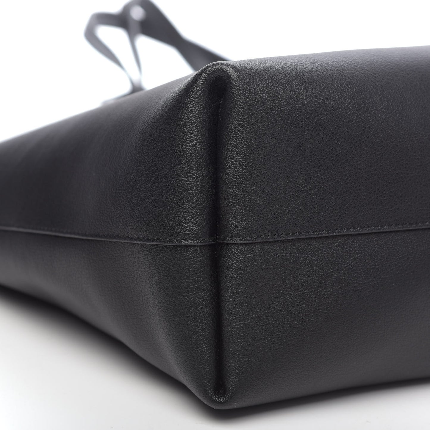 Calfskin Large Shopping Tote Black
