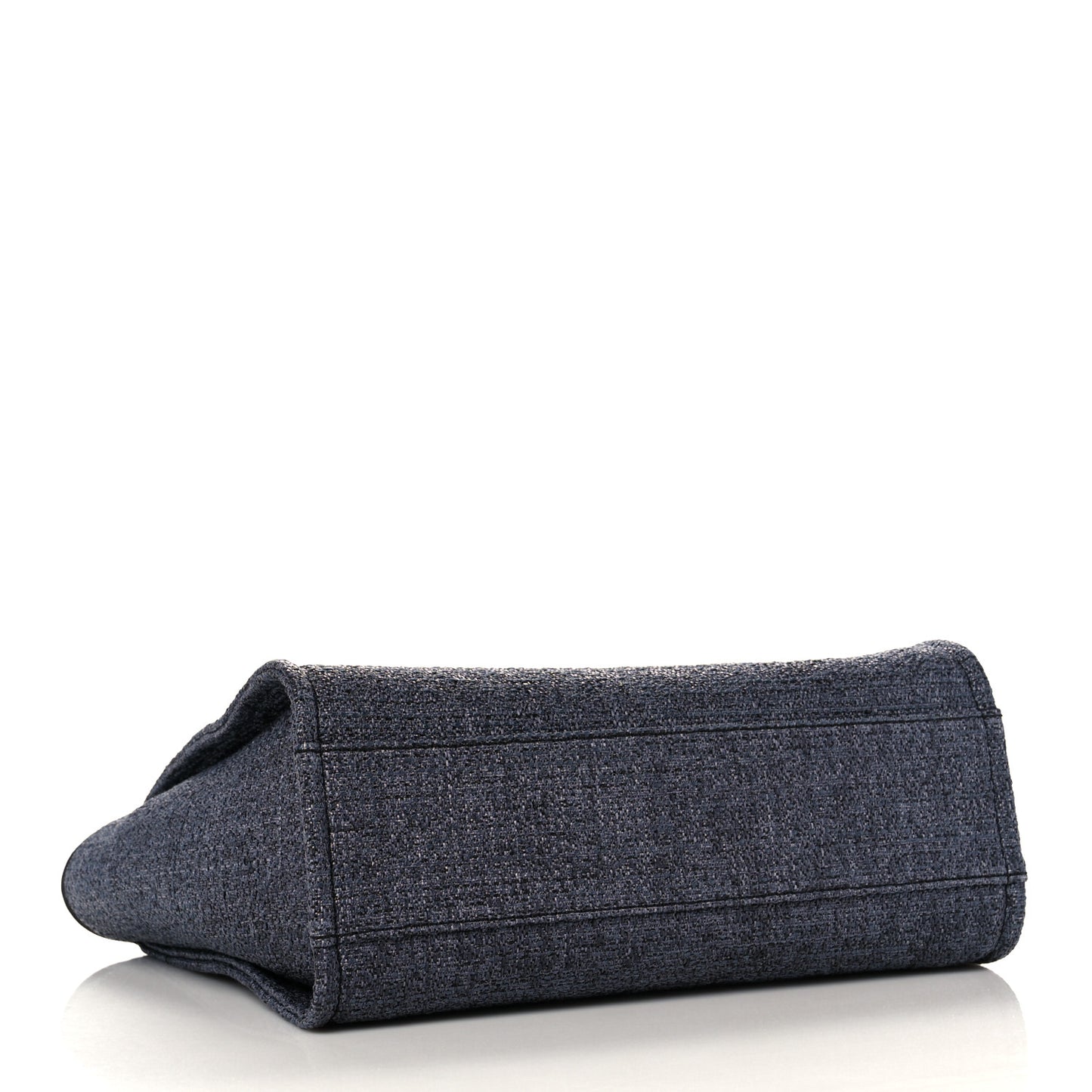 Lurex Boucle Small Deauville Tote Black
