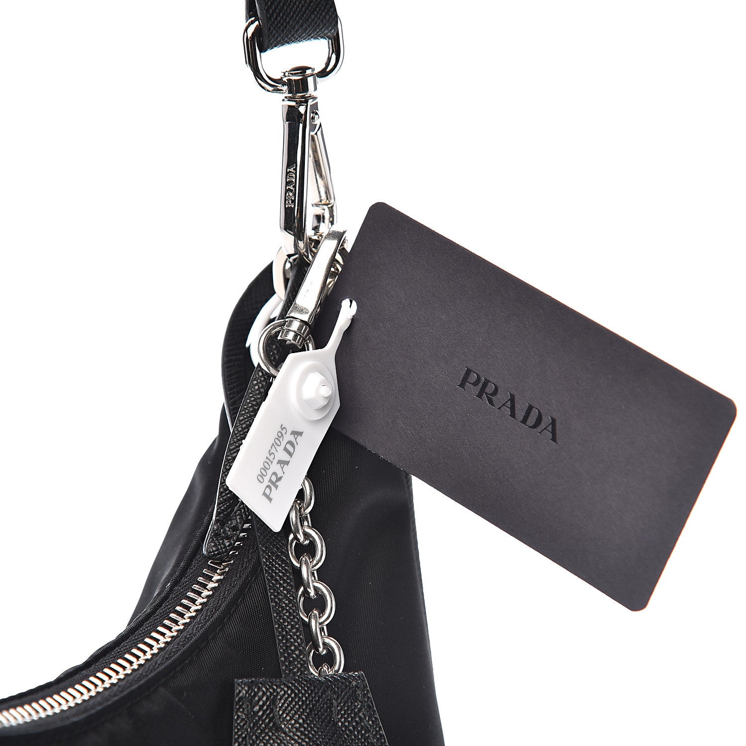Prada Nylon Re-Edition 2005 Shoulder Bag Black 10 of 11