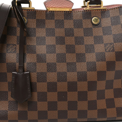 Louis Vuitton Damier Ebene Cuir Taurillon Brittany Magnolia 7 of 9