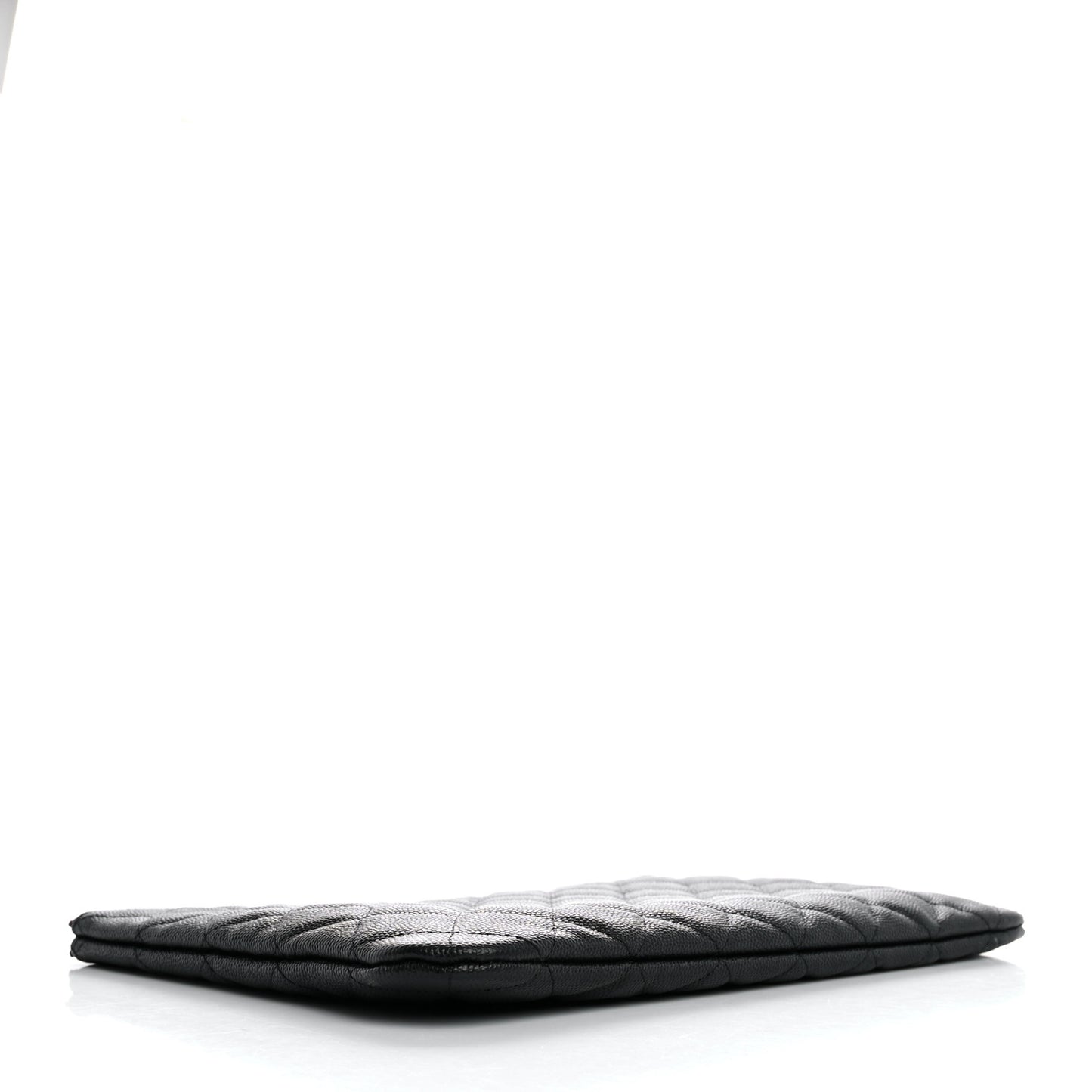 Caviar Quilted Medium Cosmetic Case Black