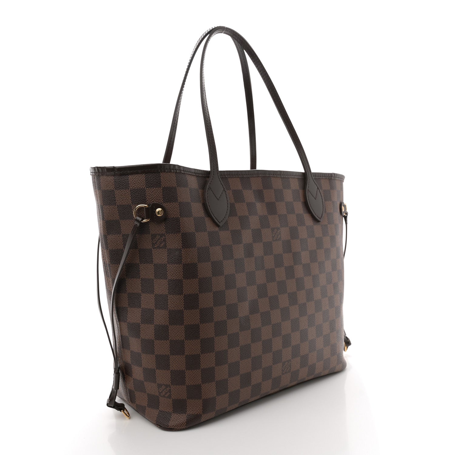 Louis Vuitton Damier Ebene Neo Neverfull MM Rose Ballerine 4 of 12