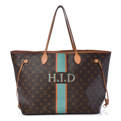 Louis Vuitton Monogram My LV Heritage Neverfull GM Vert Clair Orange 1 of 11
