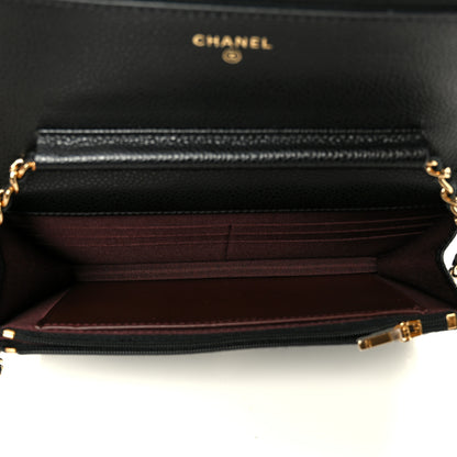 Chanel Caviar Quilted Wallet on Chain WOC Black 8 of 21