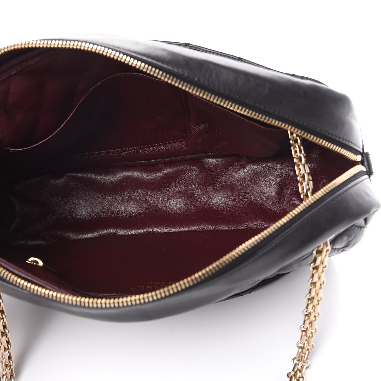 Chanel Aged Calfskin Quilted Medium Reissue Camera Case Black 4 of 10