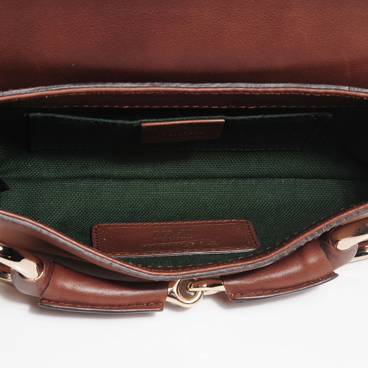 Calfskin 1921 Horsebit Chain Clutch Winter Rose