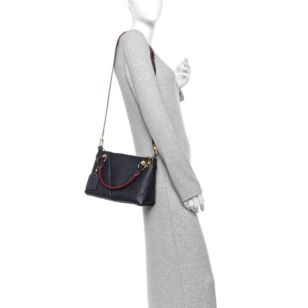 Empreinte V Tote BB Marine Rouge