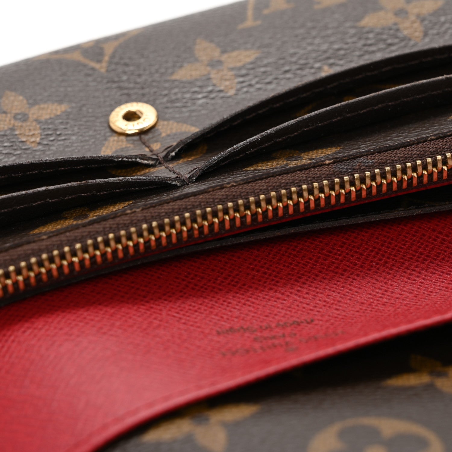Louis Vuitton Monogram Emilie Wallet Fuchsia 9 of 11
