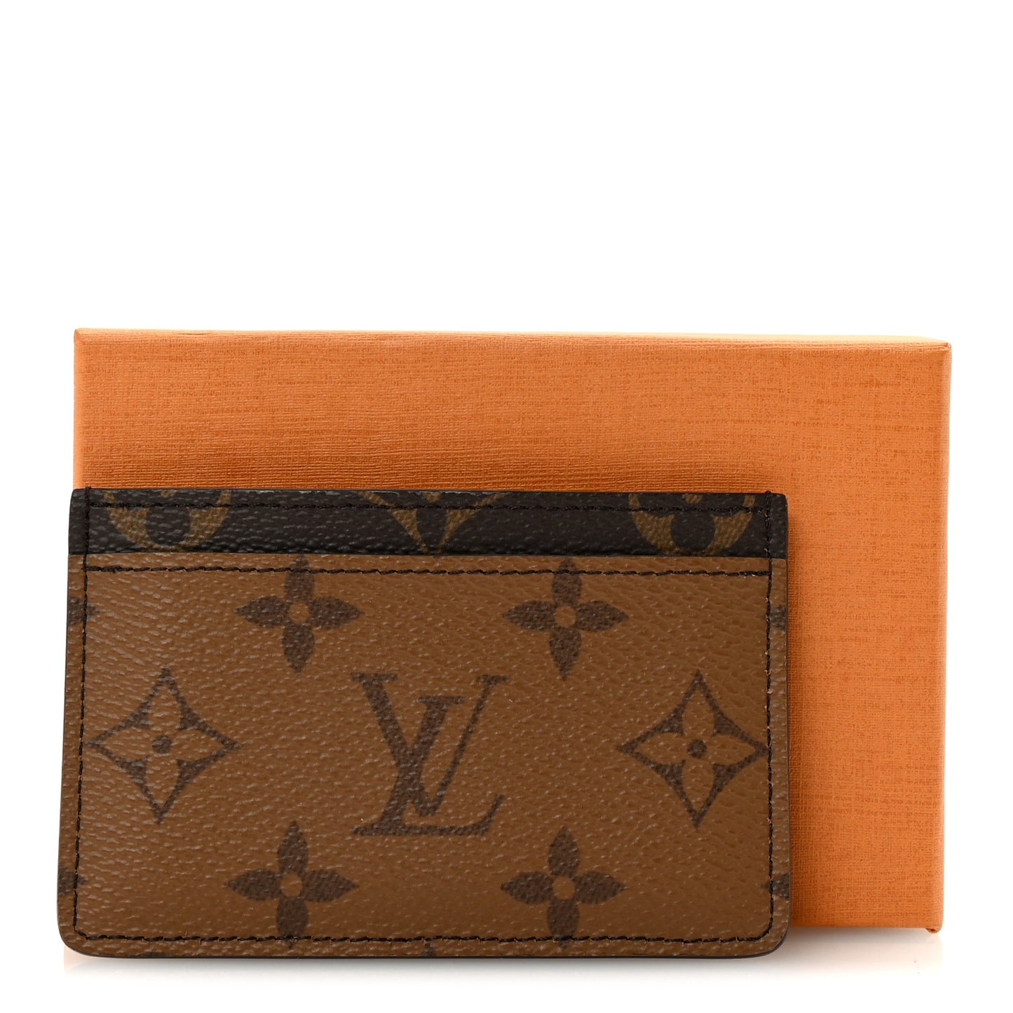 Reverse Monogram Card Holder
