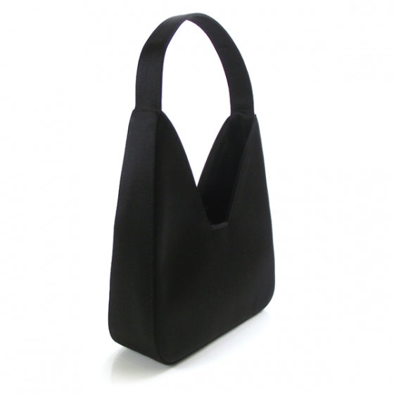 Prada Satin Evening Bag Black 3 of 8