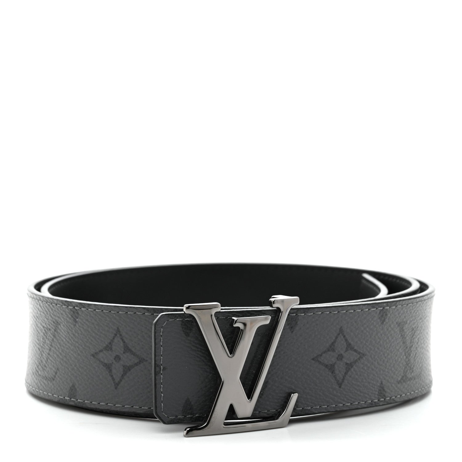 Louis Vuitton Reverse Monogram Eclipse 40mm LV Initiales Reversible 95 38 Belt 1 of 8