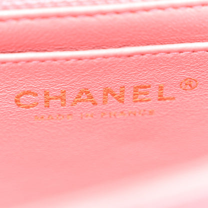 Chanel Lambskin Quilted Mini Square Flap Light Pink 6 of 14