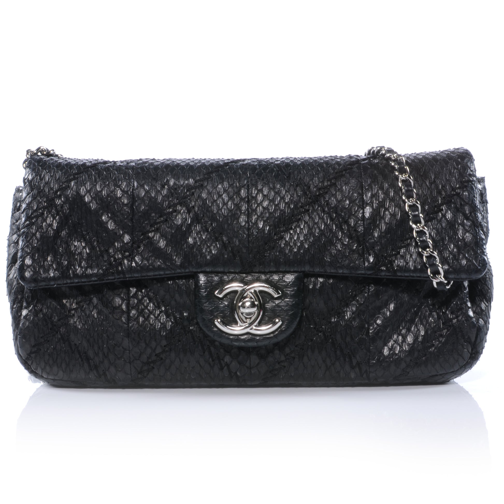 Chanel Python Ultimate Stitch Flap Black 1 of 10