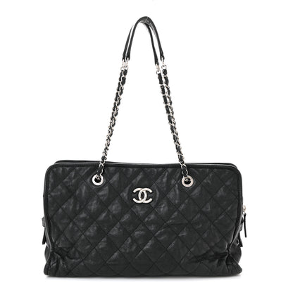 Chanel Caviar Quilted French Riviera Tote Black 1 of 13