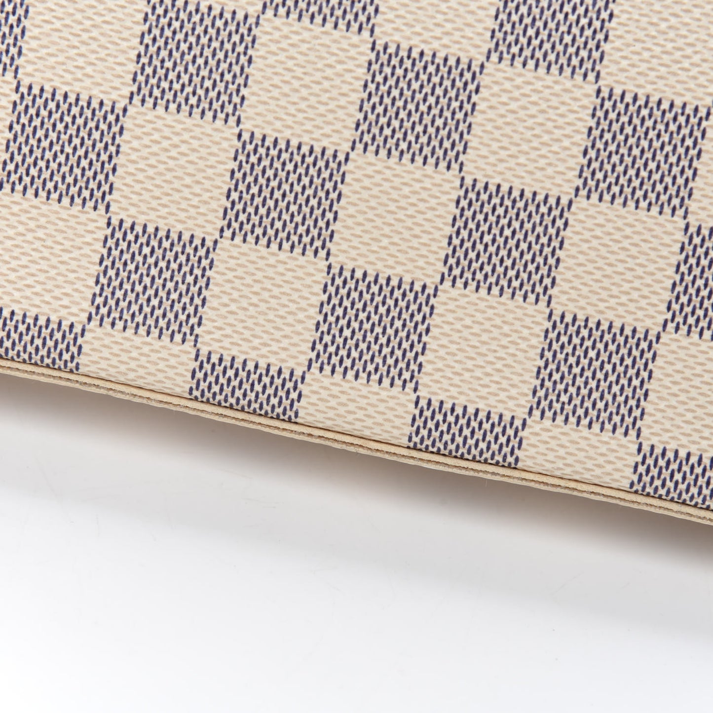 Damier Azur Pochette Felicie Chain Wallet Rose Ballerine