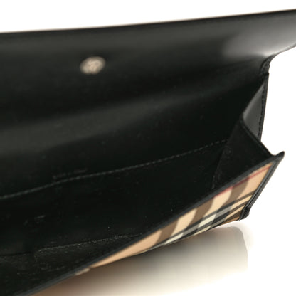 Burberry Nova Check Continental Wallet Black 6 of 22