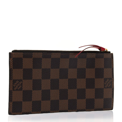 Louis Vuitton Damier Ebene Felicie Chain Wallet Zippered Insert 2 of 4