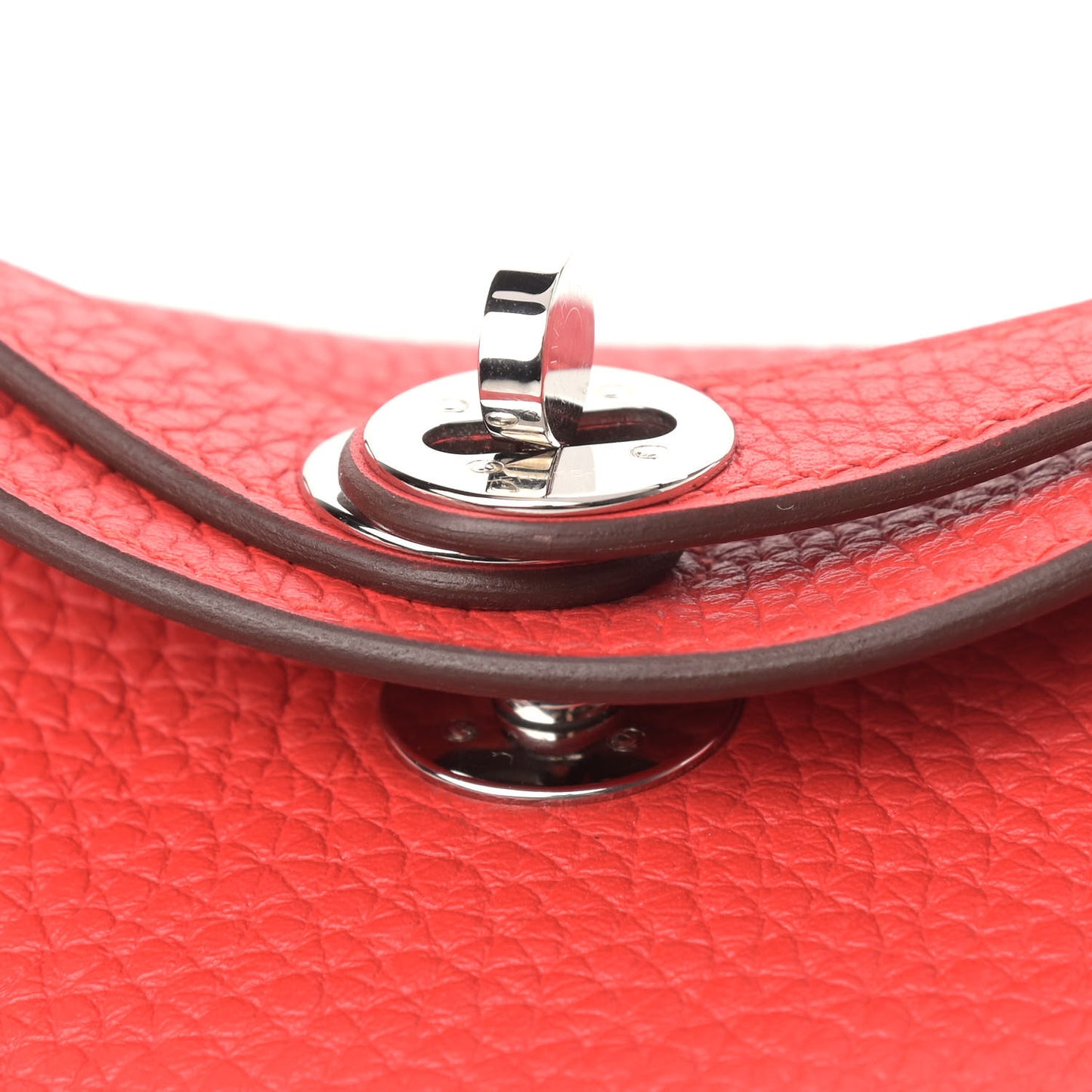 Taurillon Clemence Mini Lindy 20 Rouge Tomate