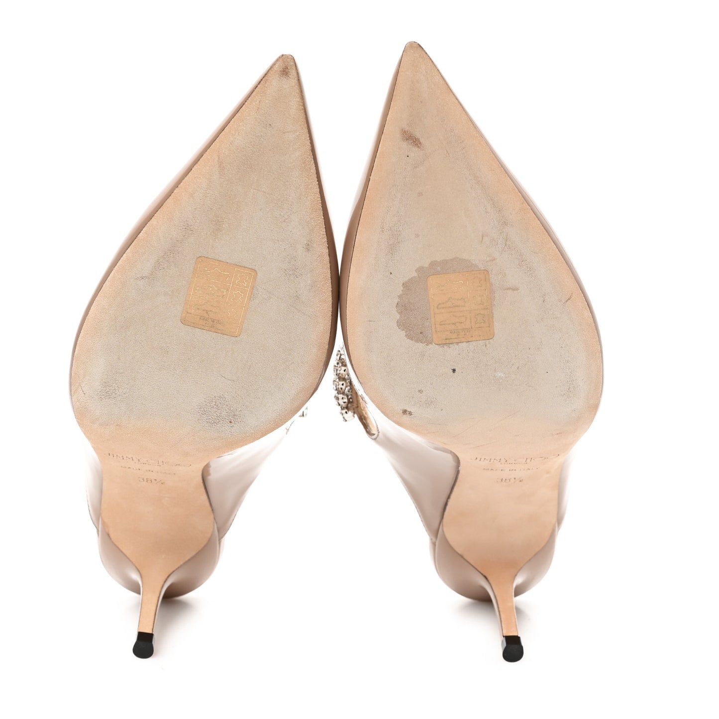 Patent Crystal Bing 65 Pumps 38.5 Ballet Pink