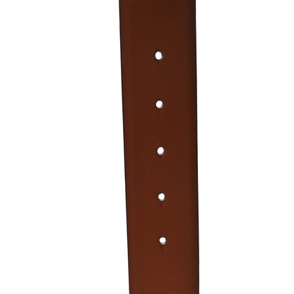 Valentino Garavani Glossy Calfskin VLogo Reversible 40mm Belt 75 30 Saddle Brown Black 5 of 5